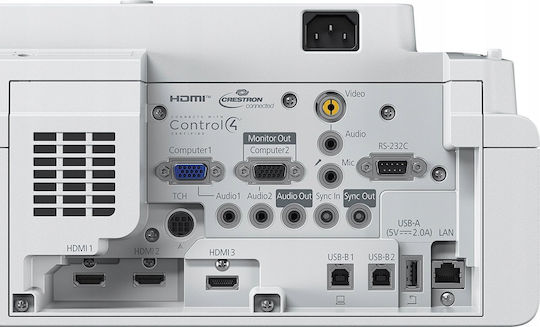 Epson EB760WI V11HA80080 Projector 3LCD HD Laser με Wi-Fi και Ενσωματωμένα Ηχεία