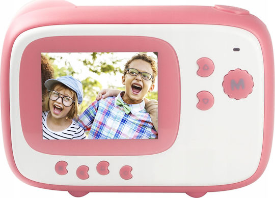 AgfaPhoto Realikids Pink Παιδική Φωτογραφική Μηχανή 12MP με Θερμική Εκτύπωση Ροζ