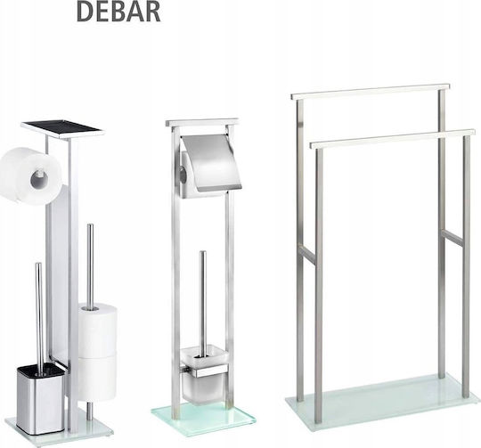 Wenko Set Accesorii Pentru Baie Din Sticlă Argintie