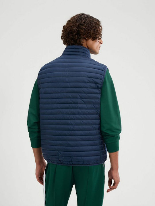 Sleeveless Winter Jacket Blue