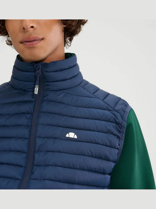 Sleeveless Winter Jacket Blue