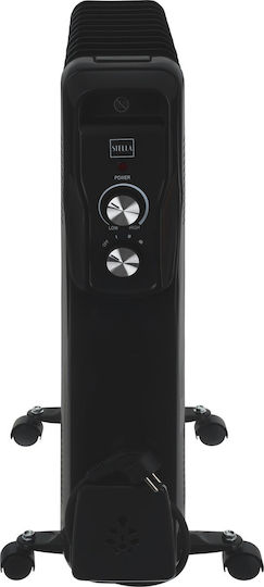 Stella Oil Filled Radiator with 11 Fins 1000W