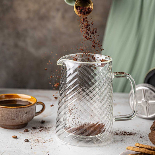 Klausberg Manual Filter Coffee Maker Stainless Steel Gold 1lt