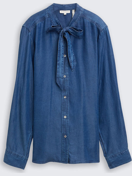 Women's Long Sleeve Shirt Blue