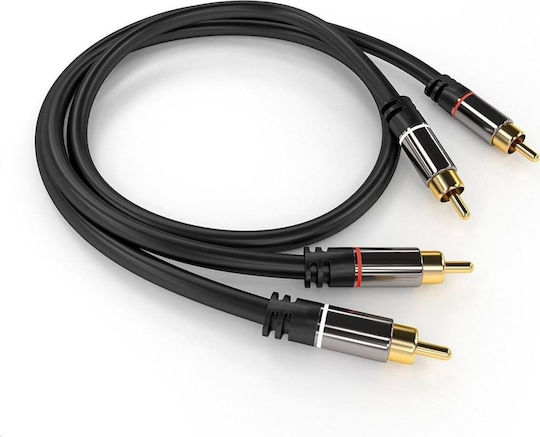 PremiumCord Cable RCA male - RCA male 1.5m kjqccmm015