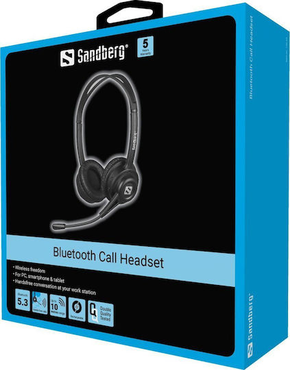 Sandberg Wireless On Ear Multimedia Headphone with Microphone Bluetooth 126-43