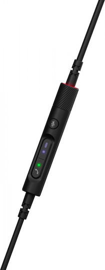 Epos Impact 730T Auf dem Ohr Multimedia-Headsets mit Mikrofon und Verbindung USB-A / USB-C in Schwarz Farbe