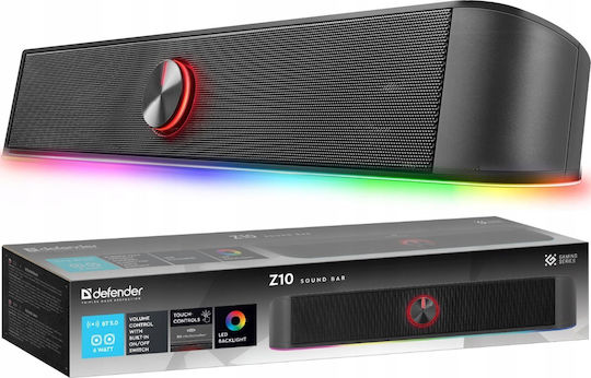 Defender Z10 Ηχεία Υπολογιστή 2.0 με Ισχύ 6W σε Μαύρο Χρώμα