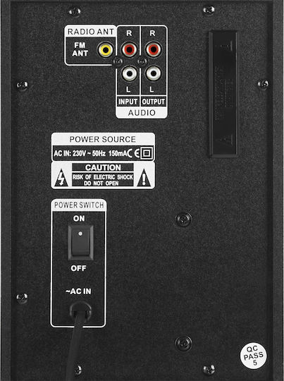 Sven MS-1821 2.1 Speakers with Bluetooth 40W Black