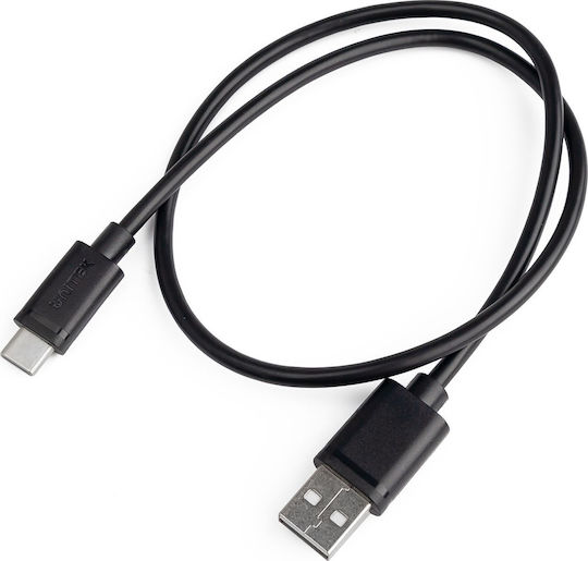 Unitek Y-C481 USB 2.0 Cable USB-C male - USB-A 27W Black 0.5m (Y-C481BK)