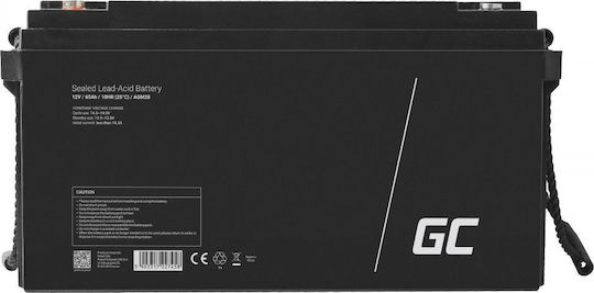 Green Cell Μπαταρία UPS με Χωρητικότητα 65Ah και Τάση 12V AGM28