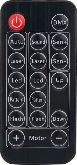 Light4me Moving Light Wash LED DMX RGBW / Red / Blue / Green / Yellow