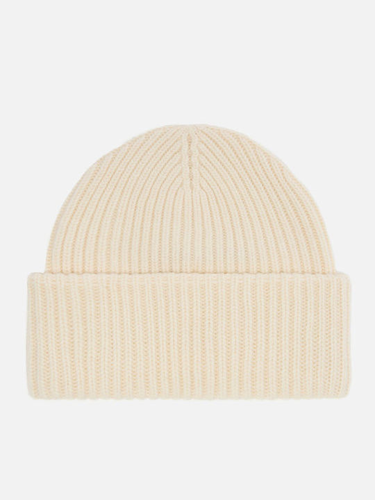 Beanie Unisex Beanie Knitted in Beige color