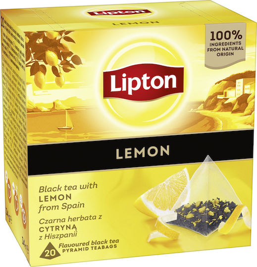 Lipton Μαύρο Τσάι 20 Φακελάκια 34gr