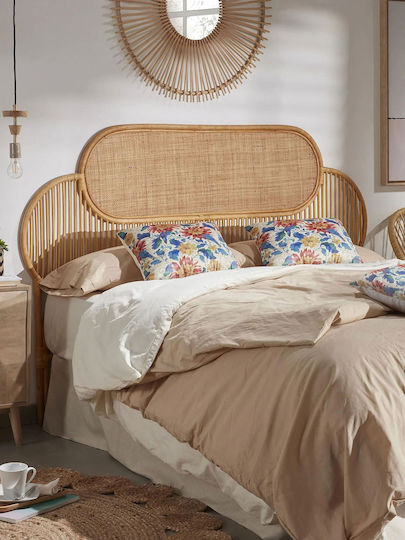 Polihome Bed Headboard Elayne Wooden Beige 170x120cm
