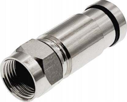 Alantec Kabel Kompressions-F-Stecker RG6 Innendurchmesser 4,55 mm ±0,1 RGtec