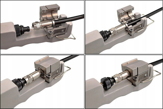 Alantec Kabel Kompressions-F-Stecker RG6 Innendurchmesser 4,55 mm ±0,1 RGtec