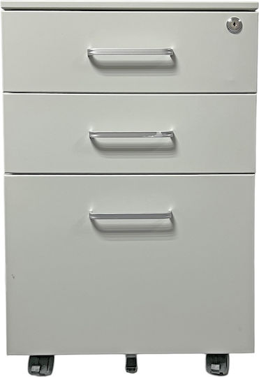 Kleiderschrank Büro mit Schloss Grey 40x45x64cm