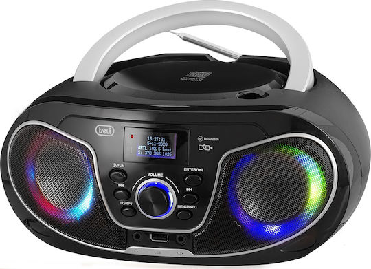 Trevi Преносима Аудиосистема с Радио USB CD Bluetooth Черен