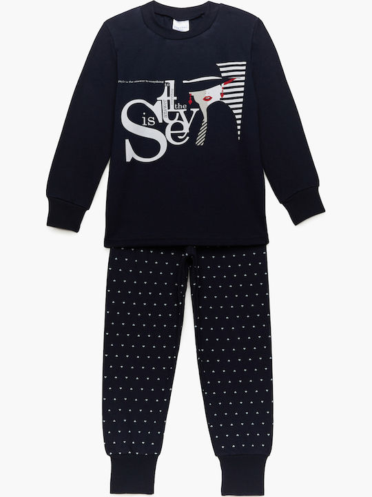 Pretty Baby Παιδική Πιτζάμα Χειμωνιάτικη Navy Μπλε Pretty Baby Παιδική Πιτζάμα Χειμωνιάτικη Navy Μπλε