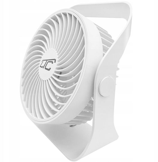 Kabelloses Schreibtischventilator USB 5W Weiß