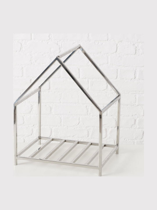 MSA Inox Shelf Wood Storage 40x30x49.5cm Silver MSA Inox Shelf Wood Storage 40x30x49.5cm Silver