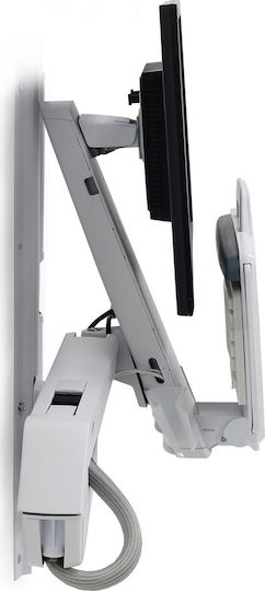 Ergotron Sit-stand Βάση Γραφείου Πληκτρολογίου με Βραχίονα Λευκή 45-266-216