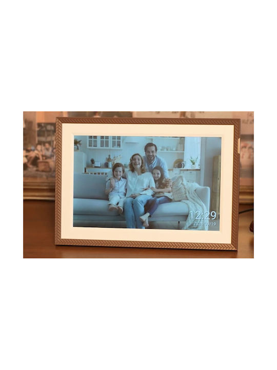 Arzopa Digital Photo Frame 10.1" Brown 5907085521947