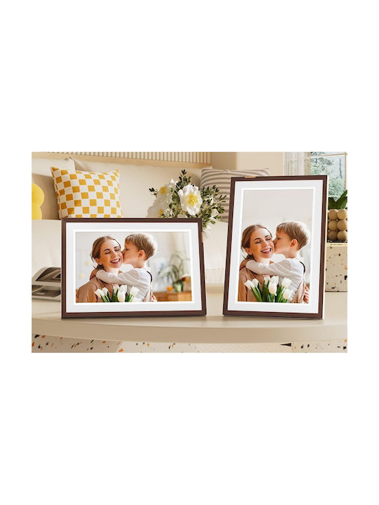 Arzopa Digital Photo Frame 10.1" Brown 5907085521947