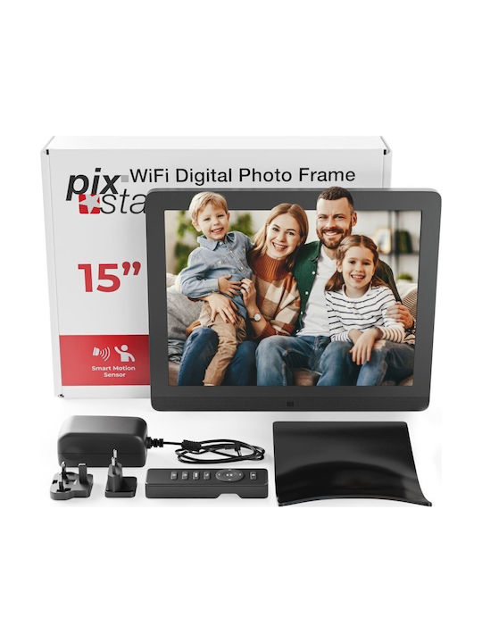 Ordissimo Pixstar Digitaler Bilderrahmen Ψηφιακή Κορνίζα 15" Μαύρη 4897025955110