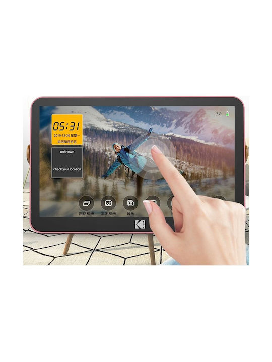 Kodak RWF108 Digital Photo Frame with Touch Screen 10" Resolution 1280x800 with WiFi Pink