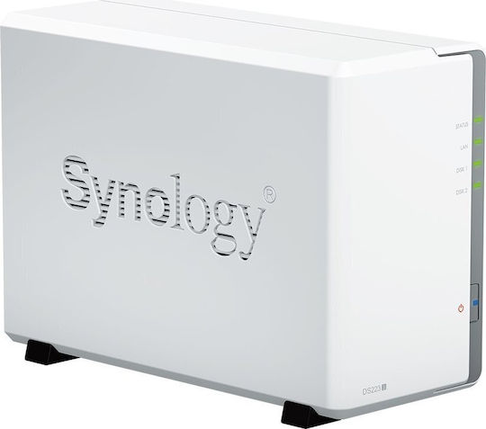 Synology DiskStation DS223J-12T NAS Tower 12TB HDD/SSD