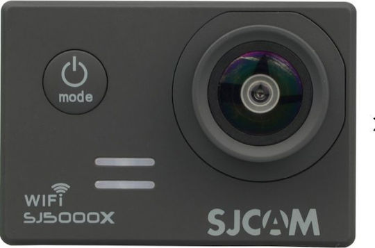 SJCAM SJ5000X Elite 4K Action Camera 4K Ultra HD Υποβρύχια (με Θήκη) Standard και Wi-Fi Μαύρη