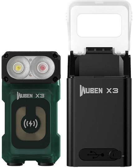 Wuben Headlamp LED with Maximum Brightness 700lm Green