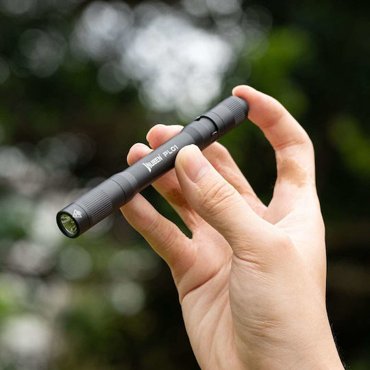 Wuben Rechargeable Flashlight LED IP68 with Maximum Brightness 650lm Black