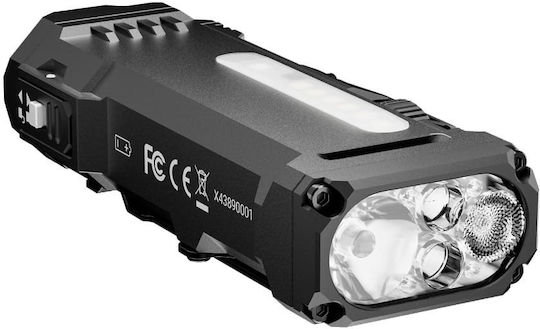 Wuben Επαναφορτιζόμενος Φακός LED IP68 με Μέγιστη Φωτεινότητα 1500lm X4