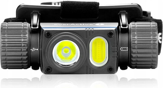 everActive Pro Φακός Κεφαλής LED με Μέγιστη Φωτεινότητα 2000lm
