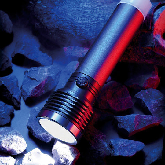 Platinet Rechargeable Flashlight LED Gray