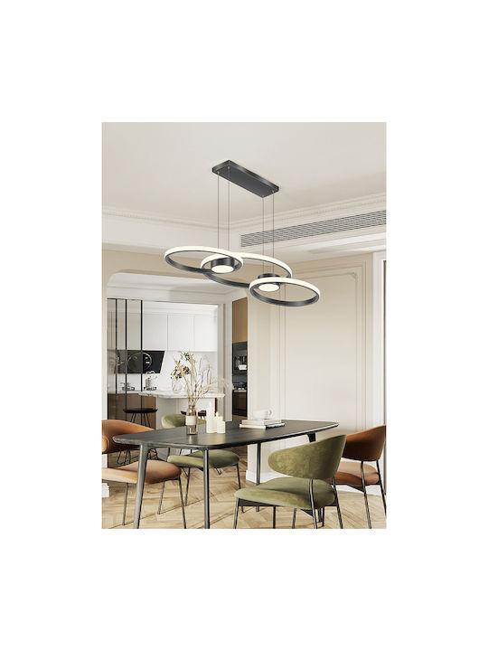 ArkoLight Pendant Light Black 88cm
