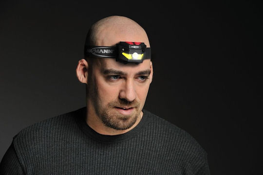 Ansmann Rechargeable Headlamp LED with Maximum Brightness 250lm HD250RS Black