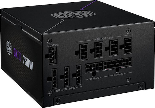 CoolerMaster MWE Gold 750 rev. 3.1 750W Black Computer Power Supply Full Modular 80 Plus Gold