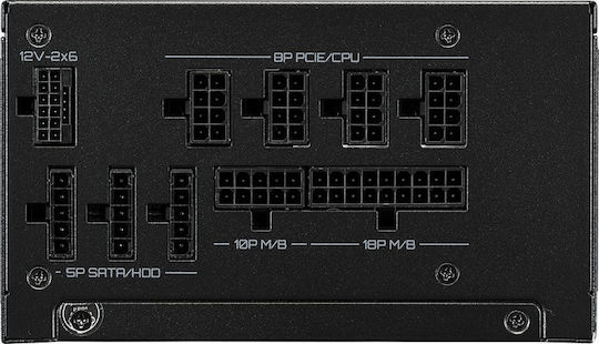CoolerMaster MWE Gold 750 rev. 3.1 750W Black Computer Power Supply Full Modular 80 Plus Gold