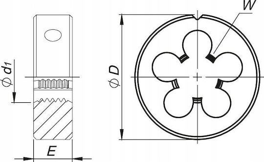 Fanar Nut M26x1.5 Din-22568 6g Hss 800