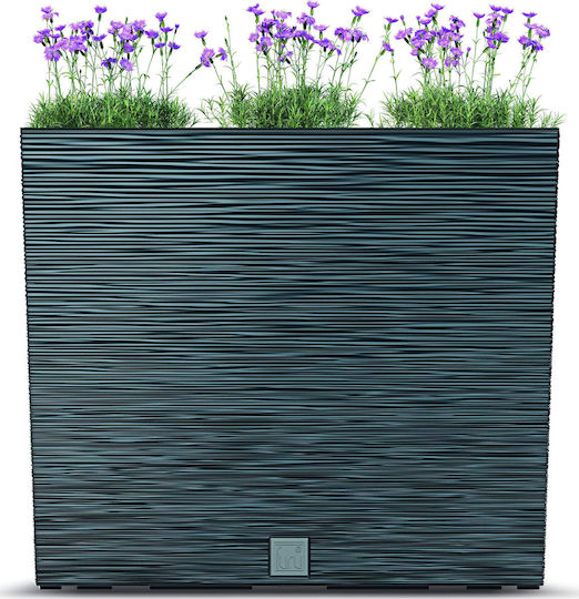 Iliadis Furu Case Planter Box Plastic Gray 58x18x50cm.