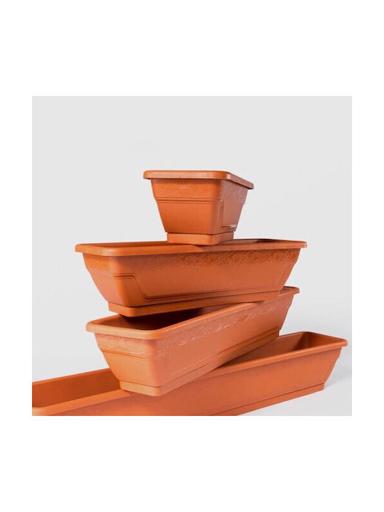 Sterk Pot Plastic Brown 40x16x19cm.