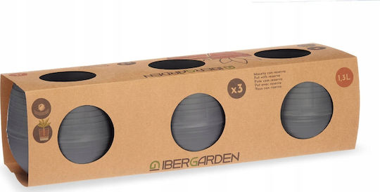 Ibergarden Set 3 Pots Plastic