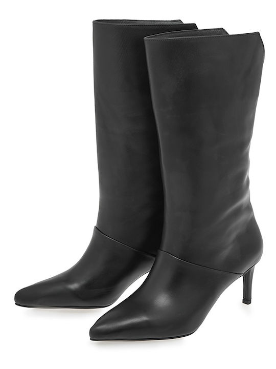 Leather Women's Boots Black