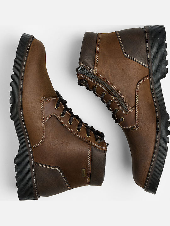 Leder Braun Herrenstiefel Anatomisch