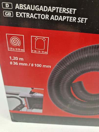 Absaugadapter Set 4310630 Black Ø 100mm > Ø 36mm