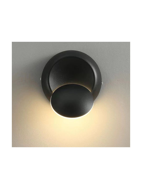 ArkoLight Осветително тяло За стена с вграден LED Черен